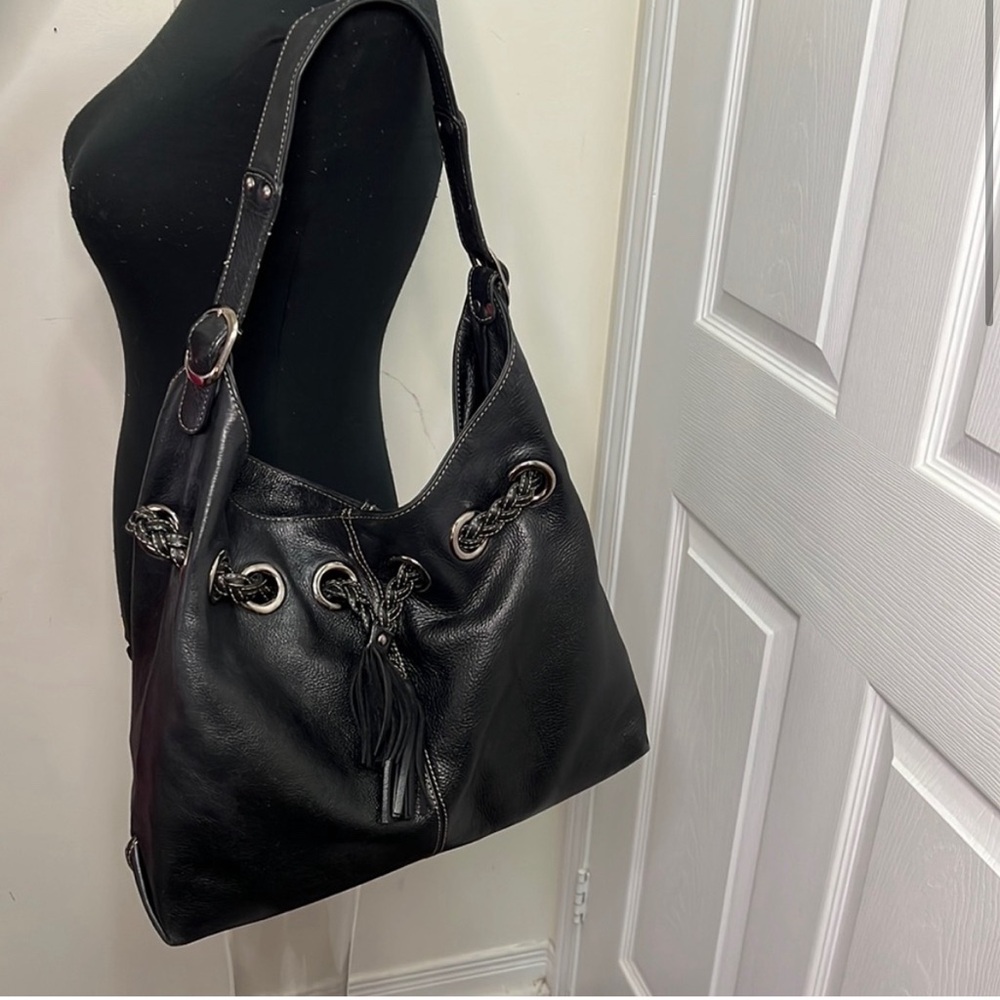 Vintage Leather Hobo Shoulder Bag